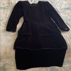 3 Tier Velvet Dress